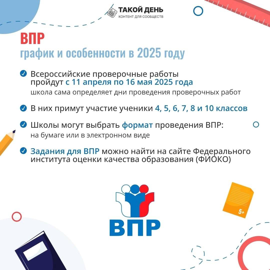 Памятка «Всероссийские проверочные работы»✍️.